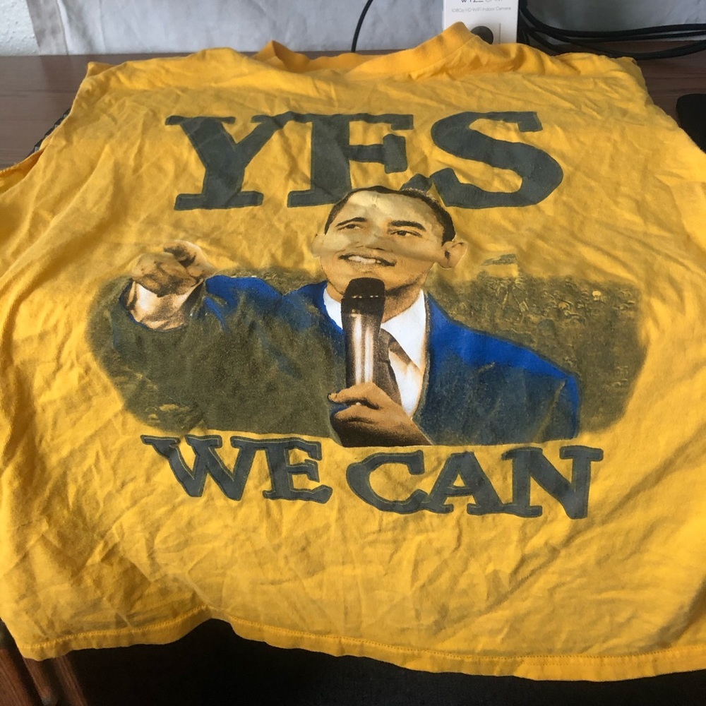 Yes we can Obama nike tank top